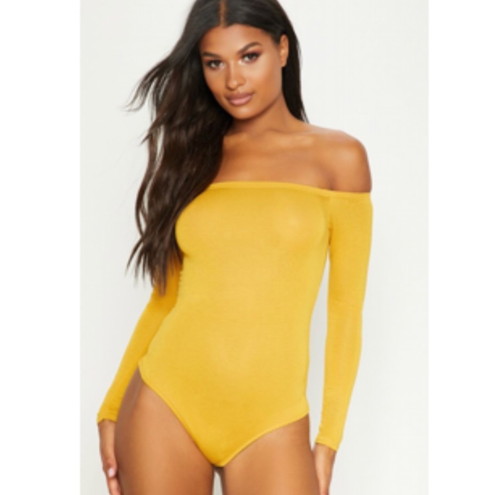 Mustard bodysuit